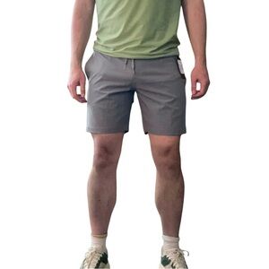 Travis Mathew Men's 7” Boarding Time 2.0 Shorts Size Small Gray New Slim Fit